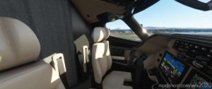 MSFS 2020 Mod: Cessna Citation Longitude Cockpit Livery – Black Beige (Image #4)