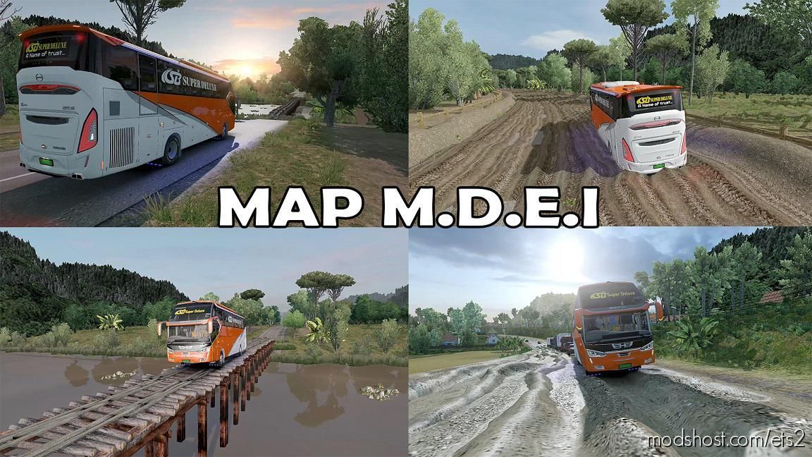 Map M.d.e.i Reworked By Rizky Arifin [1.30 – 1.38] for Euro Truck Simulator 2