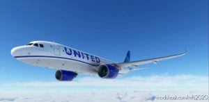 MSFS 2020 Mod: 8K United Airlines Blue Livery A320Neo (Image #2)