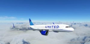 MSFS 2020 Mod: 8K United Airlines Blue Livery A320Neo (Image #3)