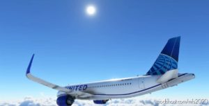 MSFS 2020 Mod: 8K United Airlines Blue Livery A320Neo (Image #4)