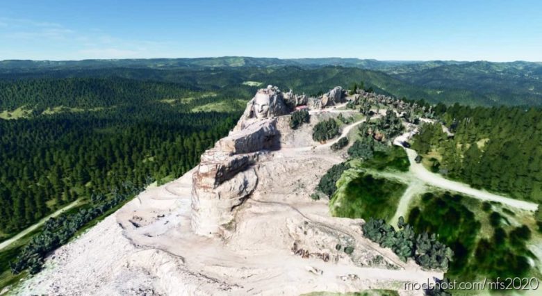 Crazy Horse Memorial, South Dakota, USA for Microsoft Flight Simulator 2020