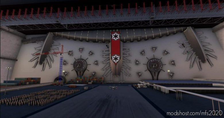 Empire Star Destroyer Executor Airport Esde for Microsoft Flight Simulator 2020