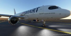 MSFS 2020 Livery Mod: Jetsmart A320Neo Cc-Awk (Image #2)