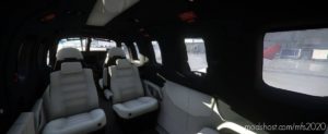 MSFS 2020 Livery Mod: Daher TBM 930 Black/White Interior (Image #2)