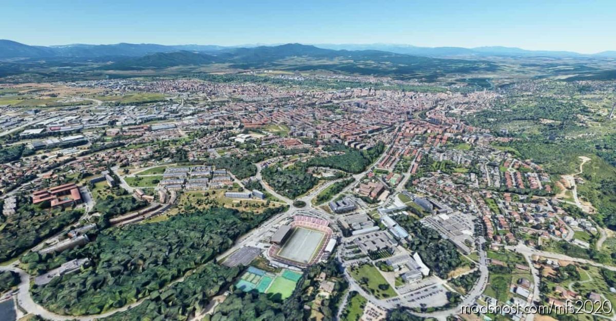 Girona City, Spain for Microsoft Flight Simulator 2020