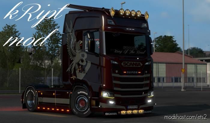 Griffin V8 Metalic Multicolor for Euro Truck Simulator 2