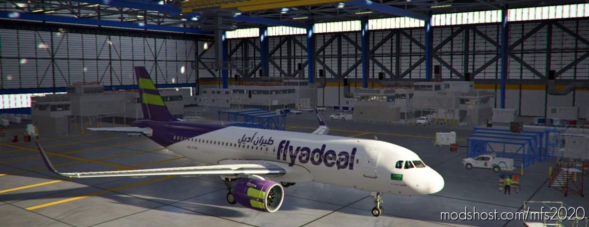 A320 Neo Flyadeal (Hz-Fak) for Microsoft Flight Simulator 2020