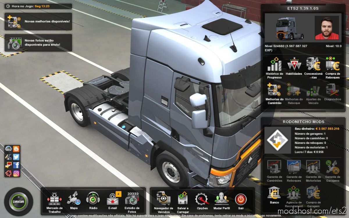 Profile 1.39.1.0S for Euro Truck Simulator 2