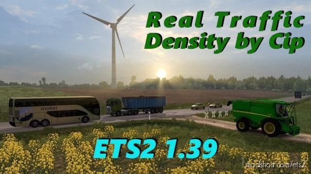 Real Traffic Density By CIP V1.39.A for Euro Truck Simulator 2