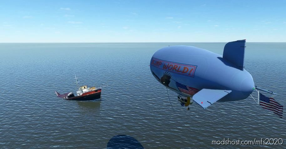 Jaws Movie (Orca) Boat Attack By The Shark (Jaws) for Microsoft Flight Simulator 2020