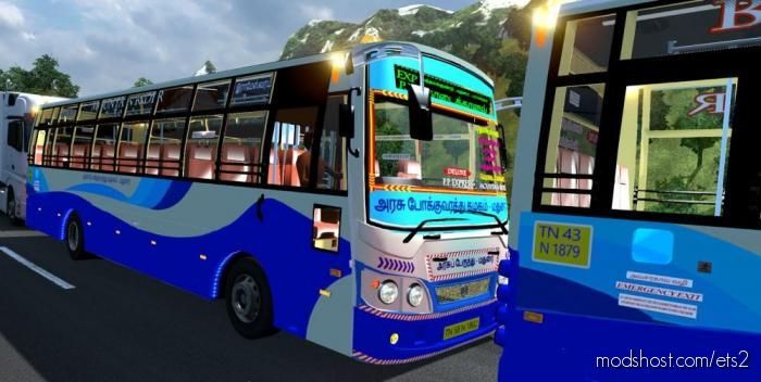 Tnstc 2018 And 2020 BUS Mod By Biju MON [1.37 – 1.39] for Euro Truck Simulator 2