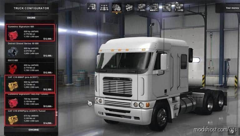 Freightliner Argosy Truck V2.6 [1.39.X] for American Truck Simulator