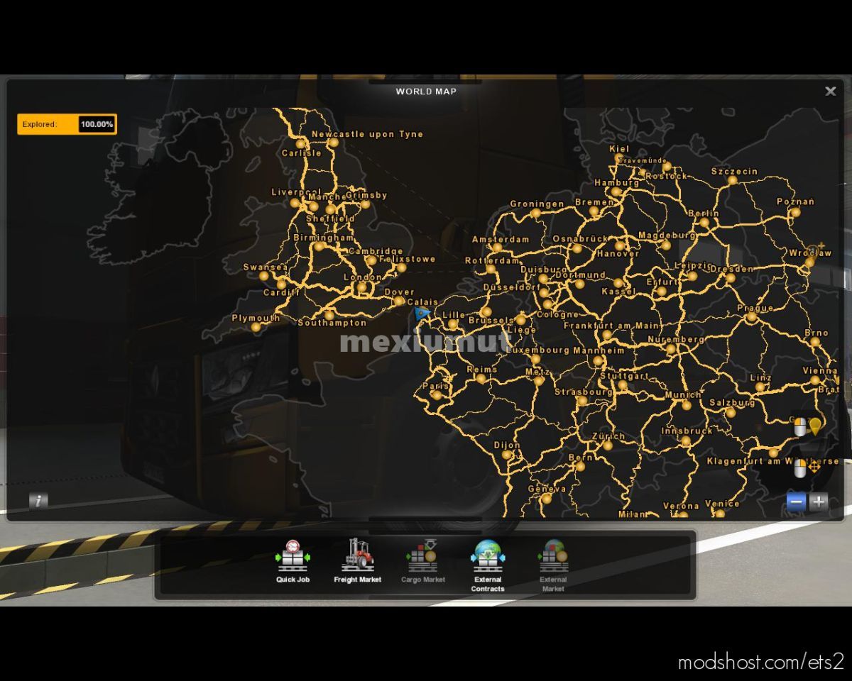 Full Save Game NO DLC Truckersmp-Singleplayer [1.39] for Euro Truck Simulator 2