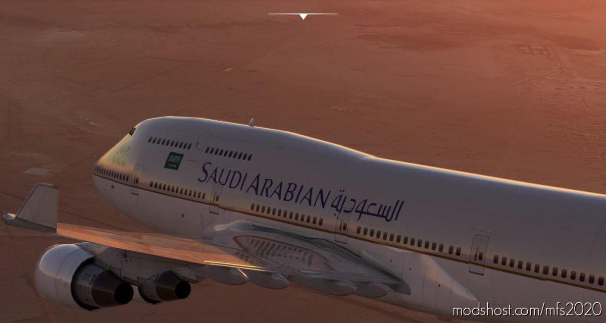 Boeing 747-400 Saudi Arabian for Microsoft Flight Simulator 2020
