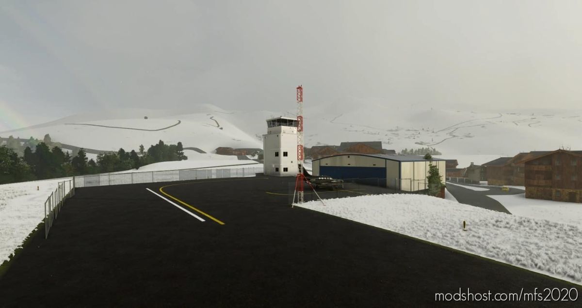 Altiport Lfip Peyresourde-Balestas Scenery V2.0 for Microsoft Flight Simulator 2020
