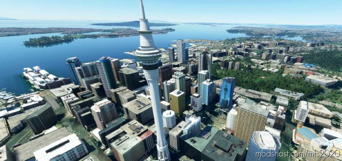 Auckland (Hand Crafted, NO Photogrammetry) for Microsoft Flight Simulator 2020