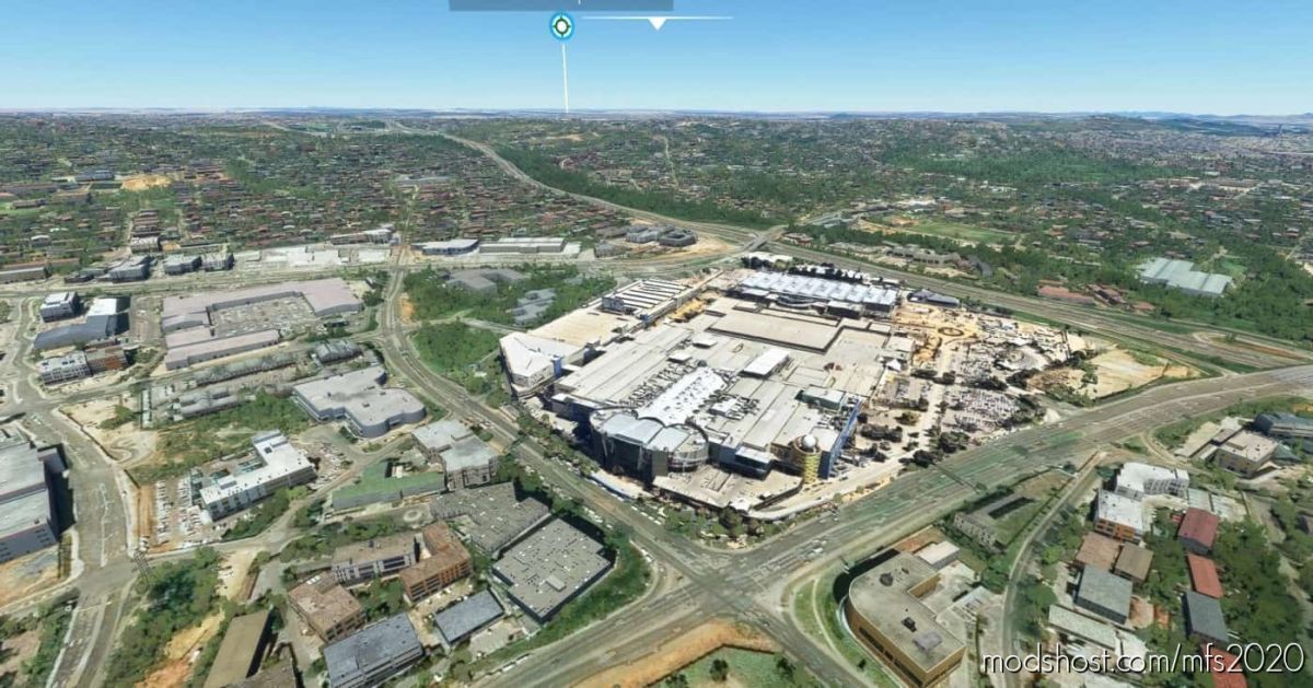 Menlyn Mall & Irene Village Mall (Pretoria) for Microsoft Flight Simulator 2020