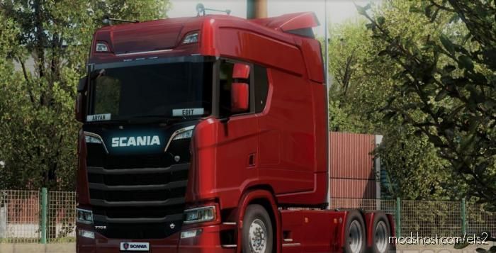 Scania S Long Line By Aryan_Edit for Euro Truck Simulator 2