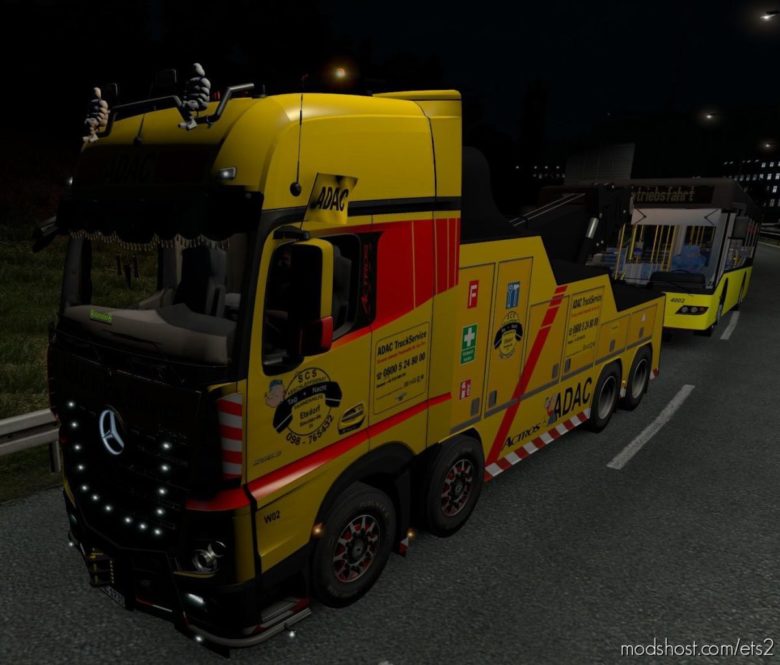 Adac Flag For Crane Truck for Euro Truck Simulator 2
