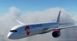 MSFS 2020 Livery Mod: Boeing 787-10 CSA (Czech Airlines) (Image #2)