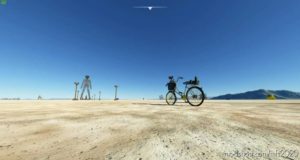 MSFS 2020 Aircraft Mod: Black Rock City Bike (Image #3)