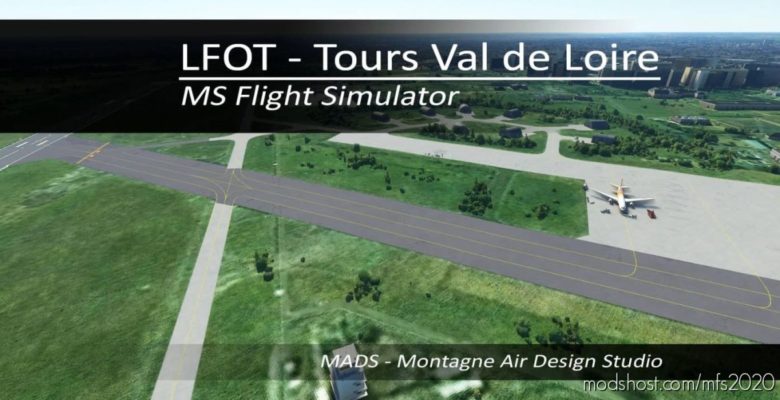 Lfot – Tours VAL DE Loire, France V2.0 for Microsoft Flight Simulator 2020