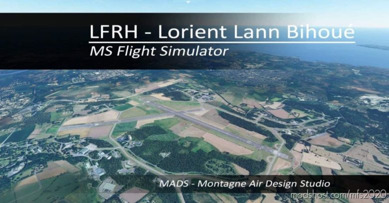 Lfrh – Lorient Lann Bihoué, France V2.0 for Microsoft Flight Simulator 2020