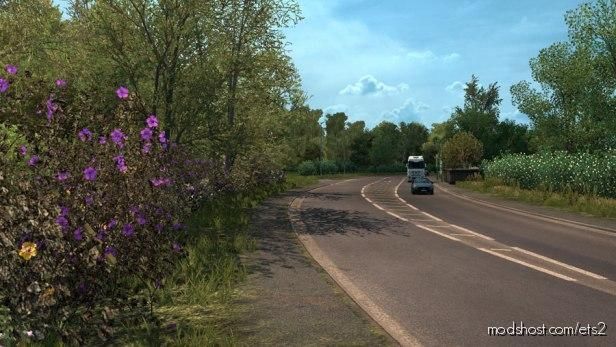 Spring Graphics/Weather V3.7 (1.39) for Euro Truck Simulator 2