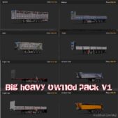 ETS2 Trailer Mod: BIG Heavy Owned Pack 1.39 (Image #2)