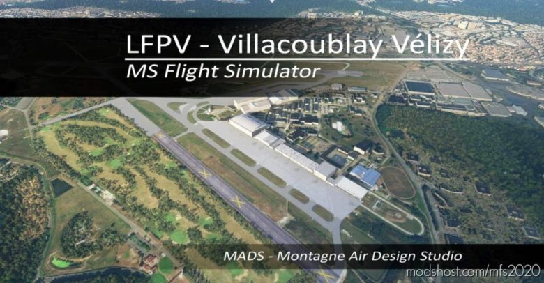 Lfpv – Villacoublay Vélizy, France V2.1 for Microsoft Flight Simulator 2020