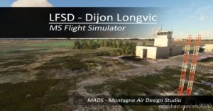 MSFS 2020 France Airport Mod: Lfsd – Dijon Longvic, France V2.0 (Image #3)