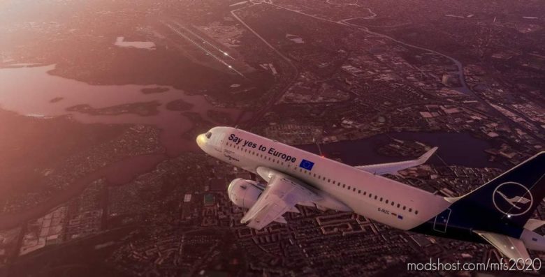 Lufthansa Sindelfingen D-Aizg “SAY YES To Europe” for Microsoft Flight Simulator 2020