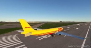 MSFS 2020 Mod: 4K DHL A330-300 Livery (Image #2)