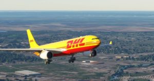 MSFS 2020 Mod: 4K DHL A330-300 Livery (Image #3)