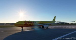 MSFS 2020 Mod: 4K DHL A330-300 Livery (Image #4)