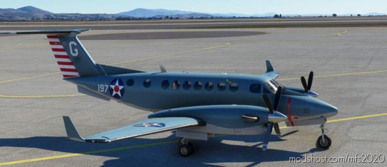 Beechcraft King AIR US Navy 100TH Anniversary Of Naval Aviation for Microsoft Flight Simulator 2020
