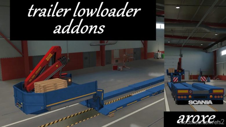 Addons Trailer Lowloader [1.39] for Euro Truck Simulator 2