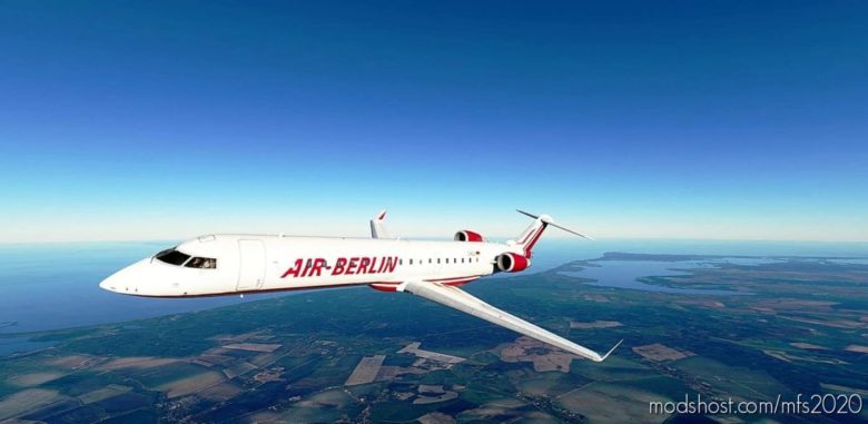 AIR Berlin CRJ700 In Style From OLD AIR Berlin Fokker100 for Microsoft Flight Simulator 2020