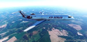 MSFS 2020 Livery Mod: AIR Berlin CRJ700 In Style From OLD AIR Berlin Fokker100 (Image #2)