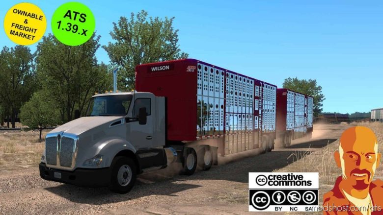 Wilson Cattle Trailers [1.39] for American Truck Simulator