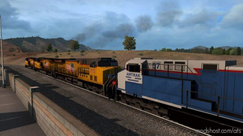 Improved Trains V3.6.4 for American Truck Simulator