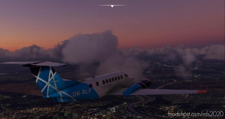 Beechcraft King AIR 350 Ok-Rlp AIR Navigation Services Of Czech Republic for Microsoft Flight Simulator 2020