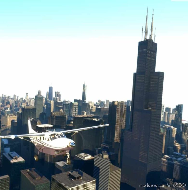 Sears (Willis) Tower – Chicago for Microsoft Flight Simulator 2020