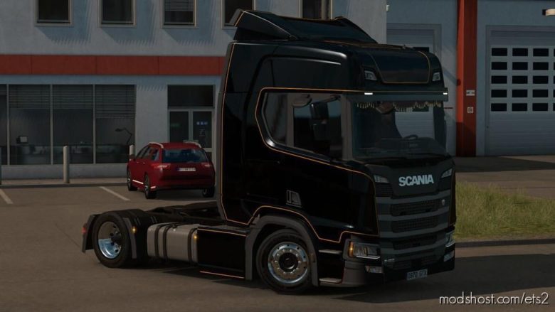 LOW Deck Chassis Addon For Scania S&R Nextgen By Sogard3 V2.0 for Euro Truck Simulator 2