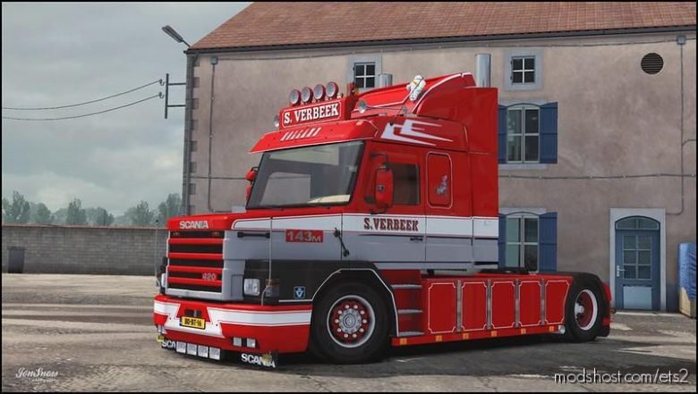 Scania 143 Torpedo Verbeek [1.39] for Euro Truck Simulator 2