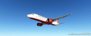 MSFS 2020 Mod: 8K Asobo Airbus A320Neo AIR India Livery (Vt-Exp) (Image #3)