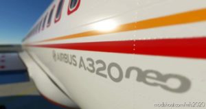 MSFS 2020 Mod: 8K Asobo Airbus A320Neo AIR India Livery (Vt-Exp) (Image #4)