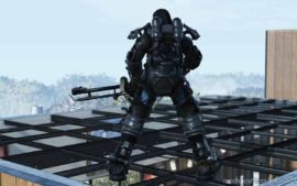 Fallout76 Mod: Dark PA Frame And Jetpack (Image #4)