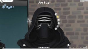 Sims 4 Mod: Kylo Ren’s Maxis Match Mask (Image #4)